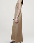 Isadora Sleeveless Gown in Summer Silk Wool