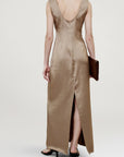 Isadora Sleeveless Gown in Summer Silk Wool