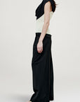 Meeka Cowl Neck Tank in Cotton Nylon