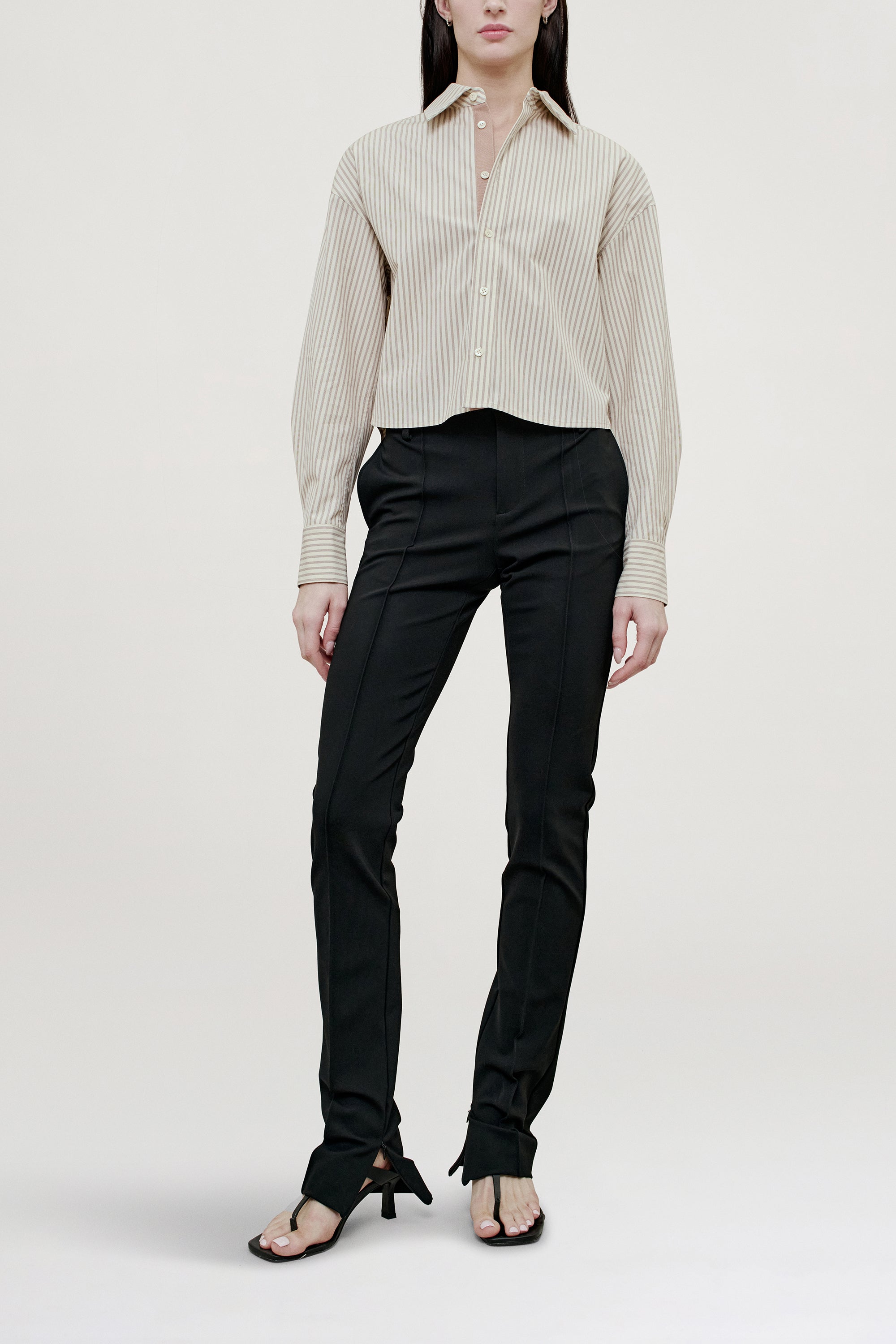 Tegan Button Down in Vintage Cotton Poplin