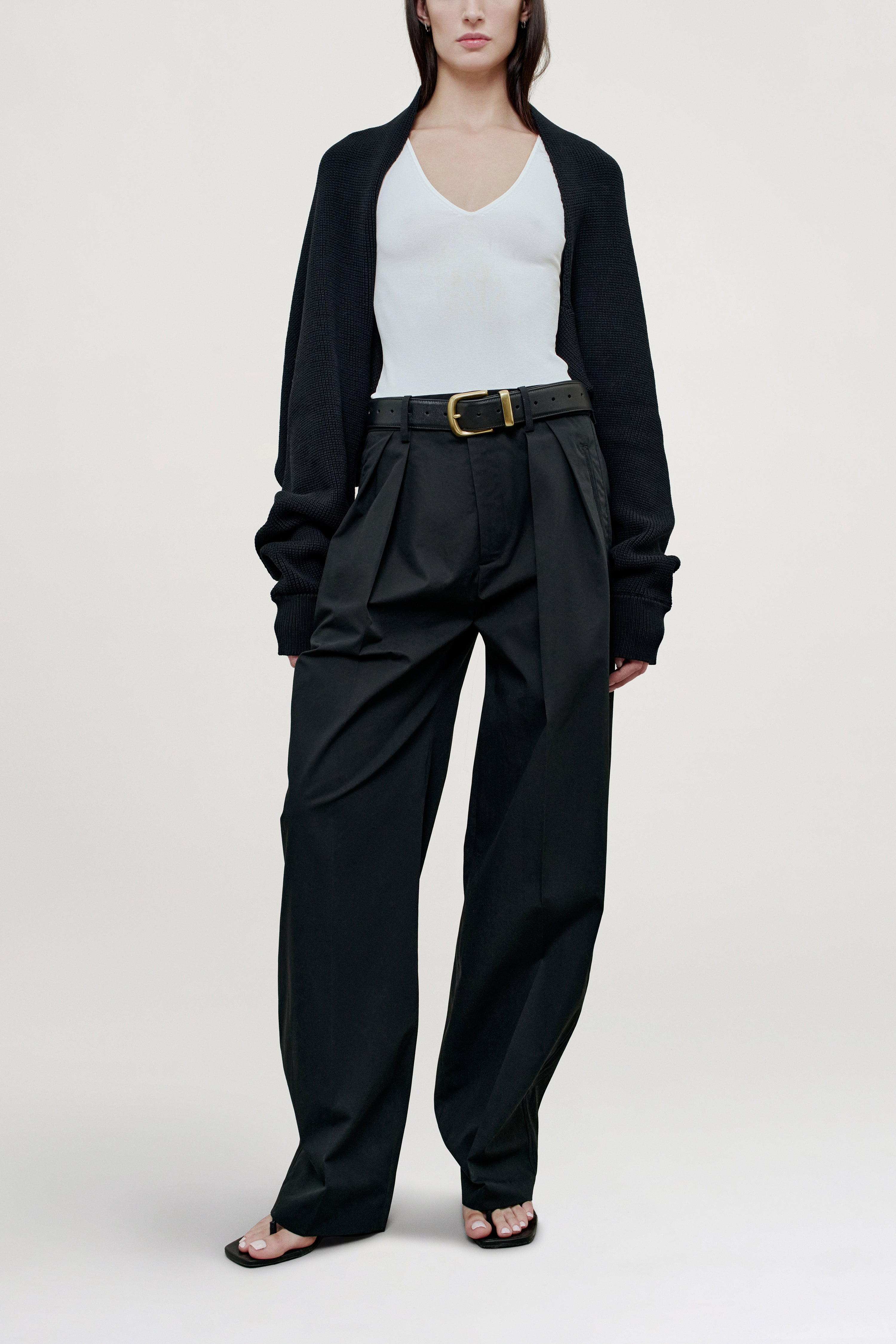 Yara Shrug in Cotton Knit