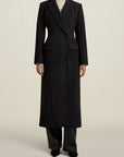 Burke Paletot Coat in Black