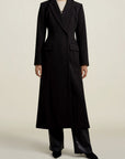 Burke Paletot Coat in Black