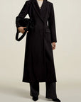 Burke Paletot Coat in Black