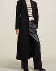 Burke Paletot Coat in Black