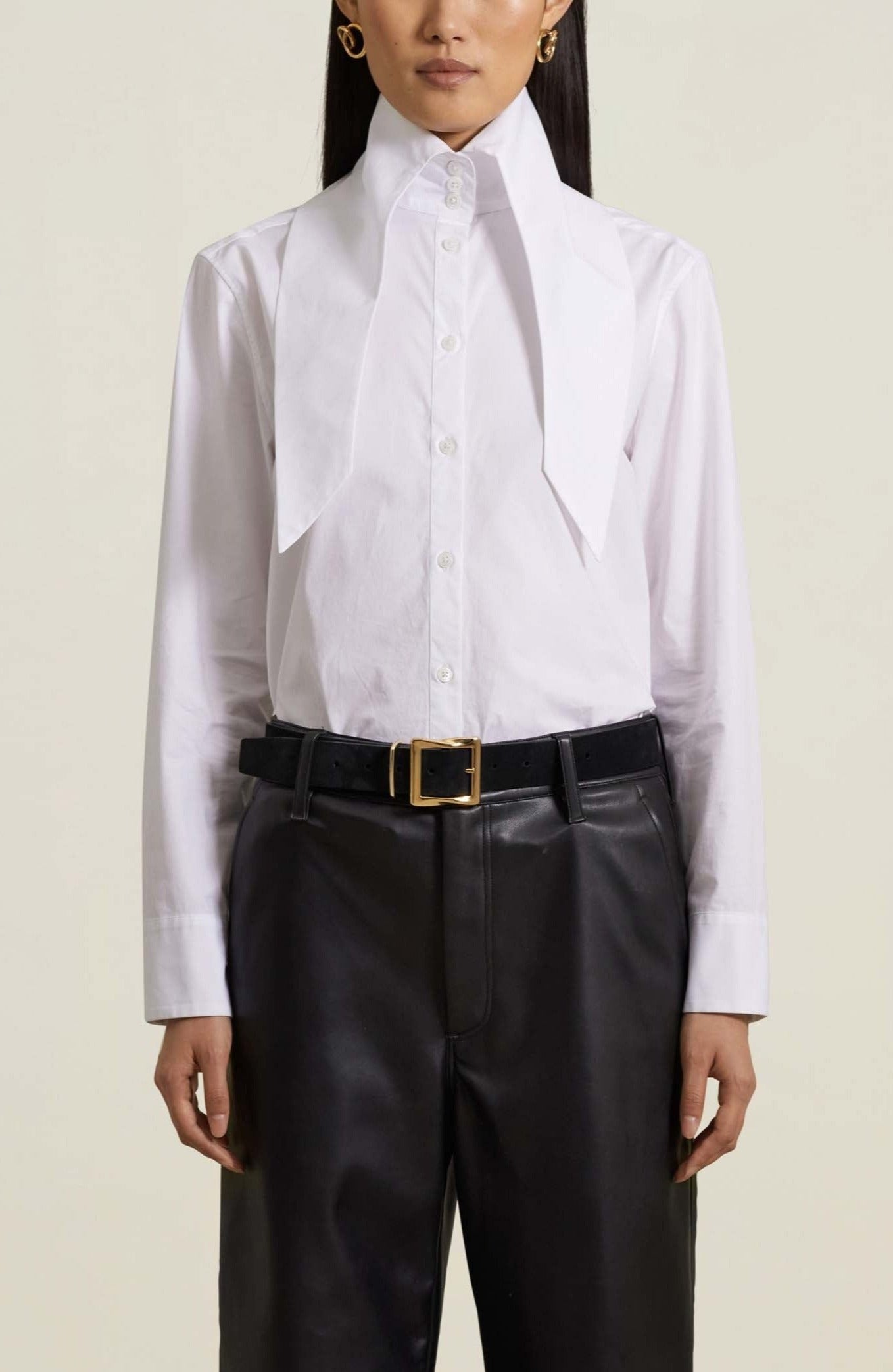 Renée Button-Up in White