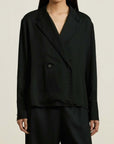 Jennie Blouse in Black Cupro