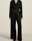 Madelynn Trouser in Black Tropical Wool