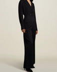 Madelynn Trouser in Black Tropical Wool