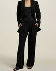 Le Smoking Trouser in Black Heavy Suiting