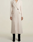 Burke Paletot Coat in Ecru