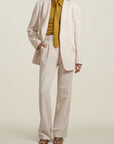 Gemini Blazer in Ecru Heavy Suiting