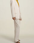 Gemini Blazer in Ecru Heavy Suiting