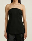 Saville Strapless Top in Black