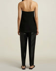 Saville Strapless Top in Black