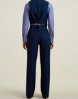 Bodice Suit Vest in Indigo Heavy Suiting