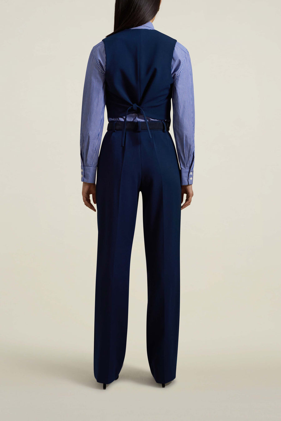 Bodice Suit Vest in Heavy Suiting