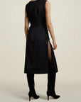 Elizabeth Vest Dress in Black