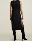 Elizabeth Vest Dress in Black