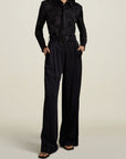 Deep Pocket Wide Leg Trouser in Sporty Suiting