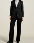 Mia Shawl Collar Blazer in Black Tuxedo