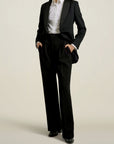 Mia Shawl Collar Blazer in Tuxedo