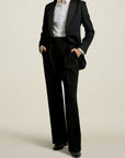 Mia Shawl Collar Blazer in Black Tuxedo