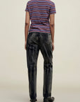 Kenzie T-Shirt in Bordeaux Multi Stripe