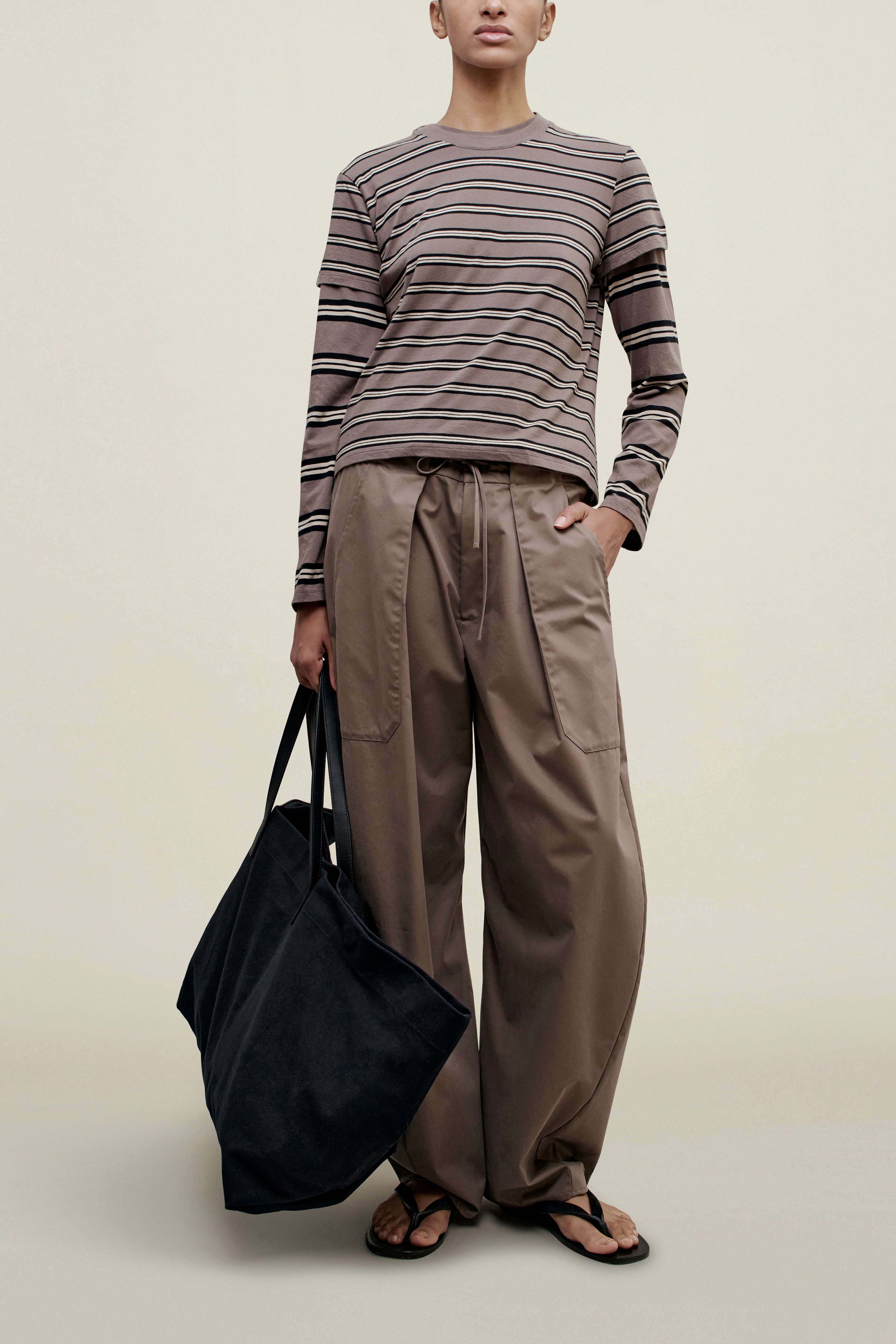 Clemence Pant in Compact Cotton