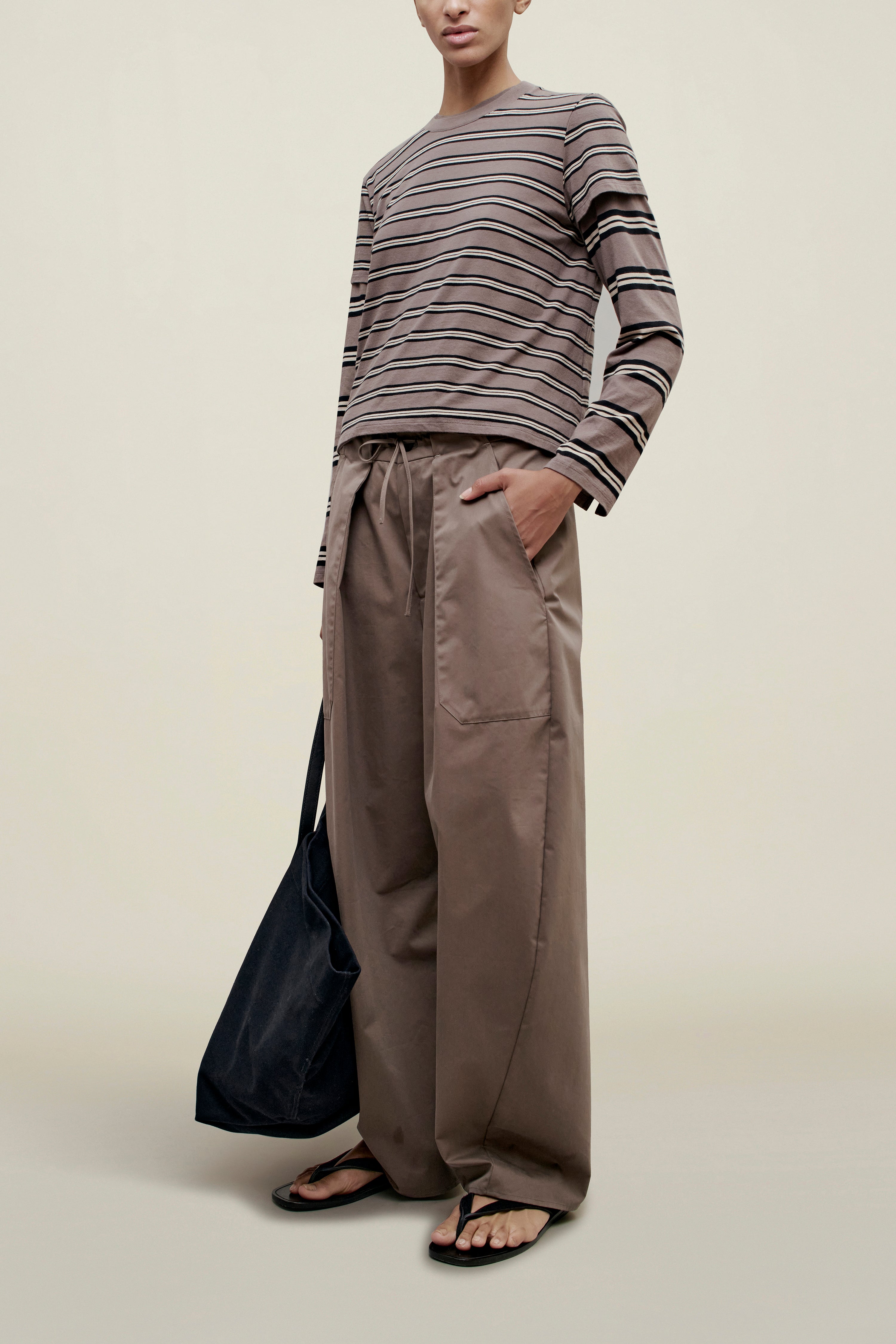 Clemence Pant in Compact Cotton
