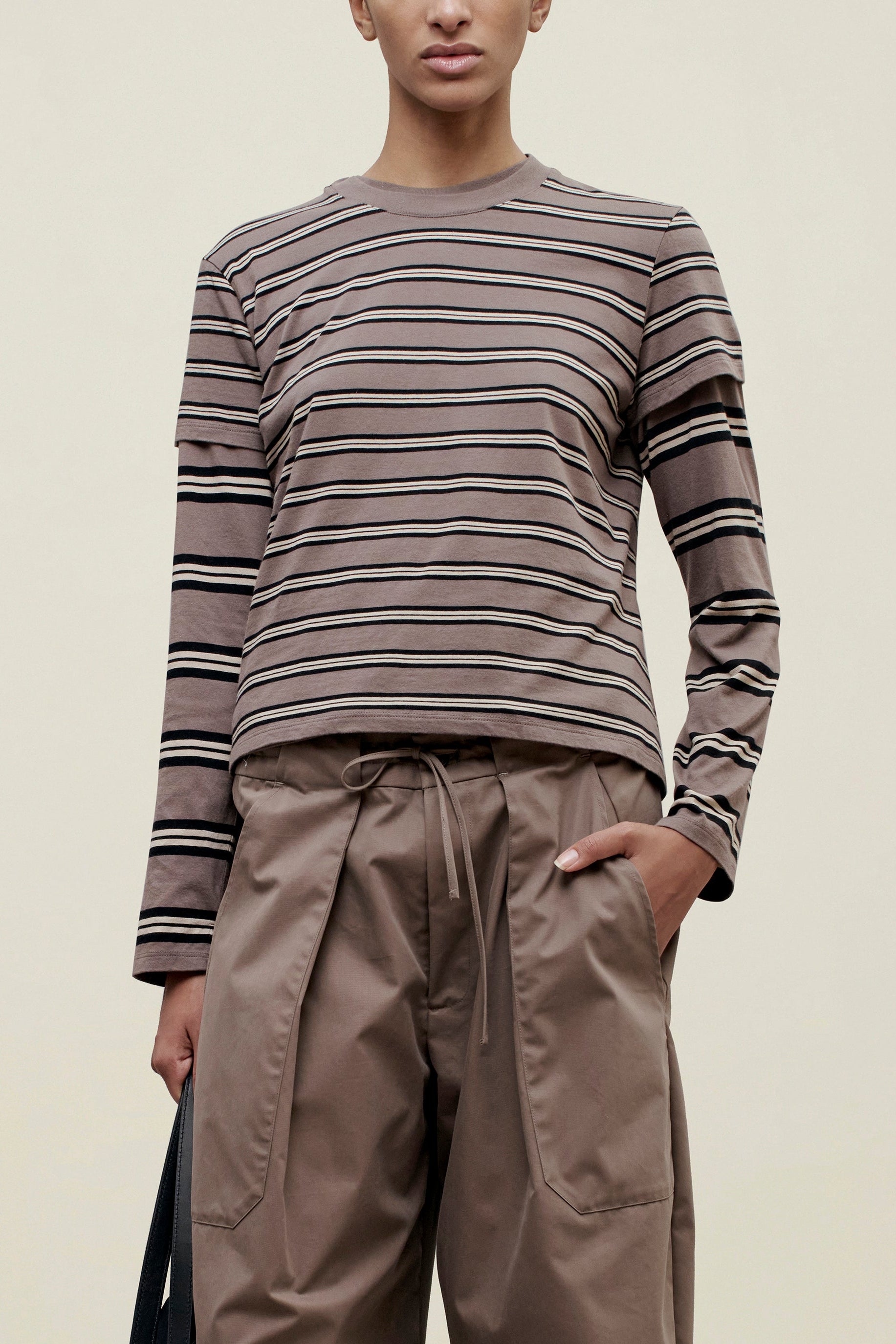 Kenzie T-Shirt in Shroom Multi Stripe