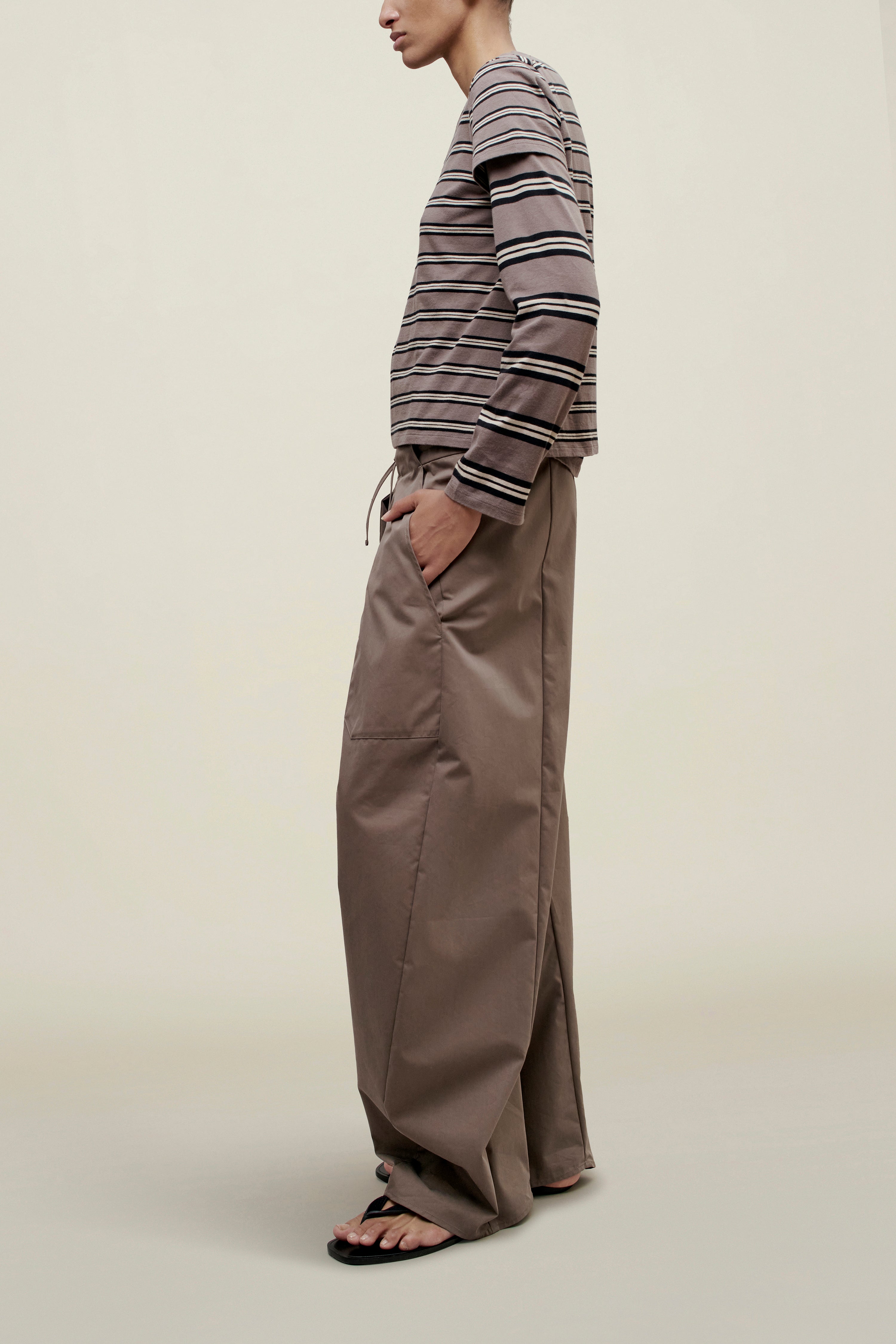 Clemence Pant in Compact Cotton