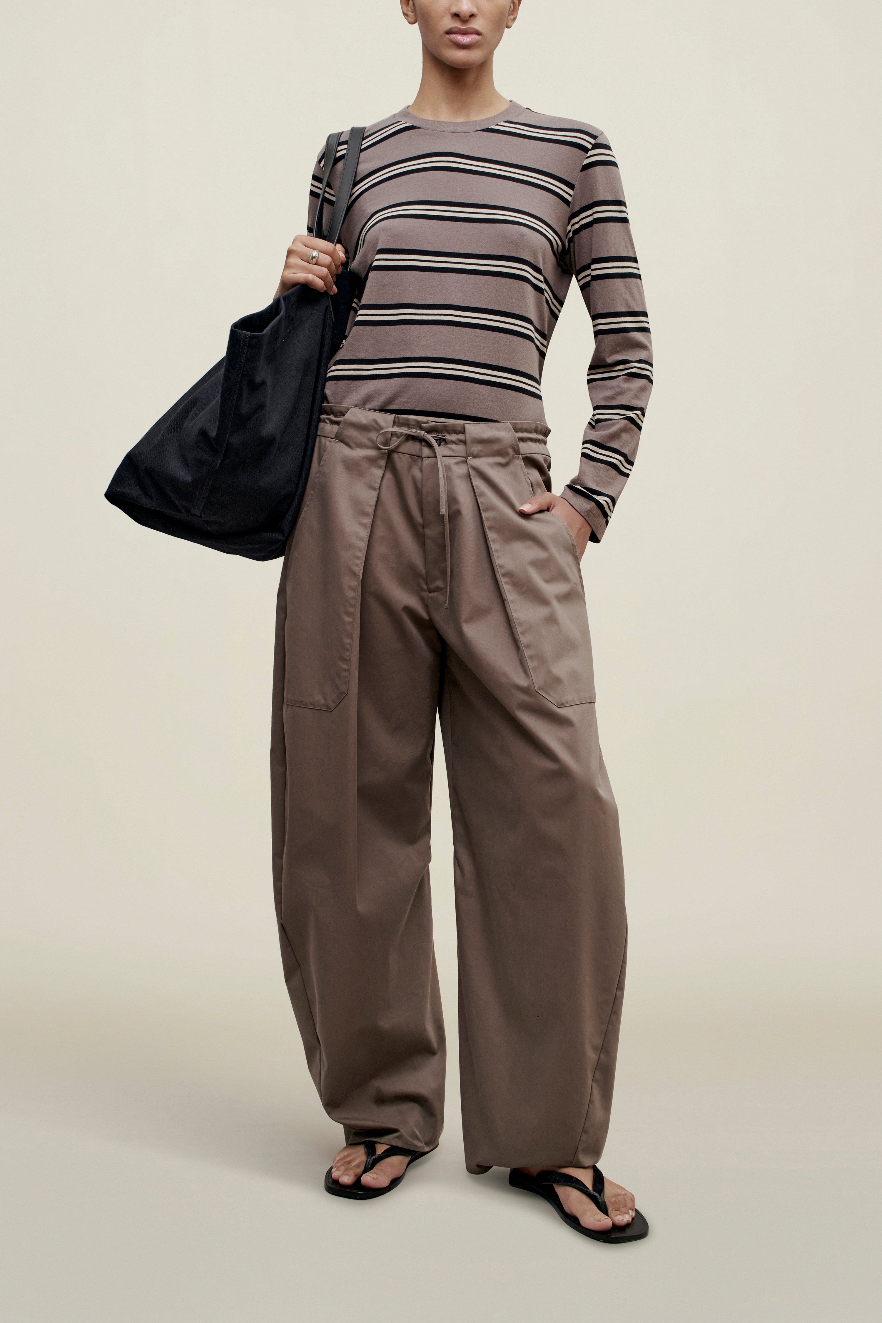 Wynn Long Sleeve in Shroom Multi Stripe