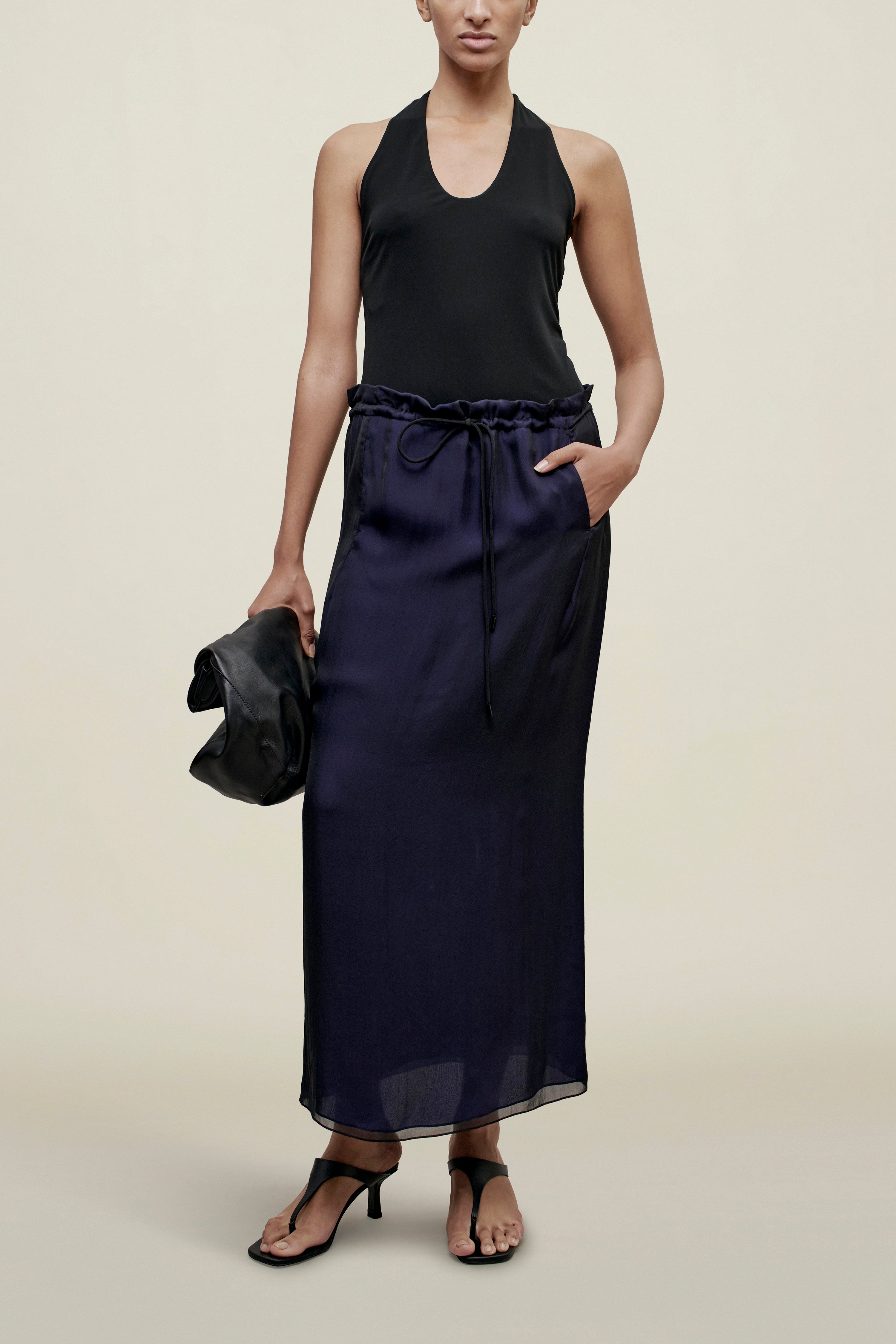 Liza Halter Top in Matte Jersey