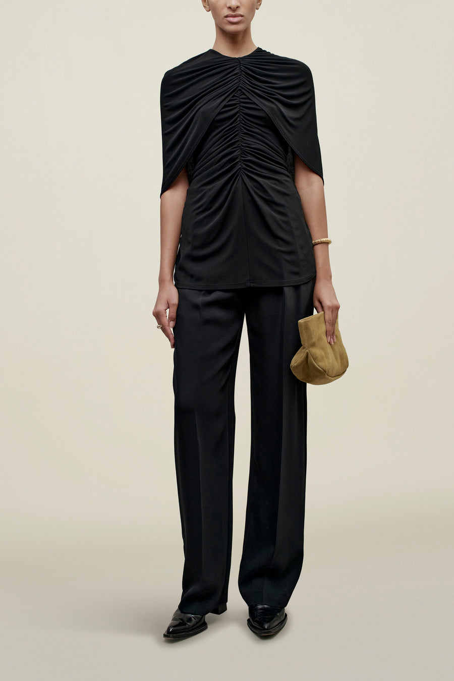 Emme Cape Top in Matte Jersey