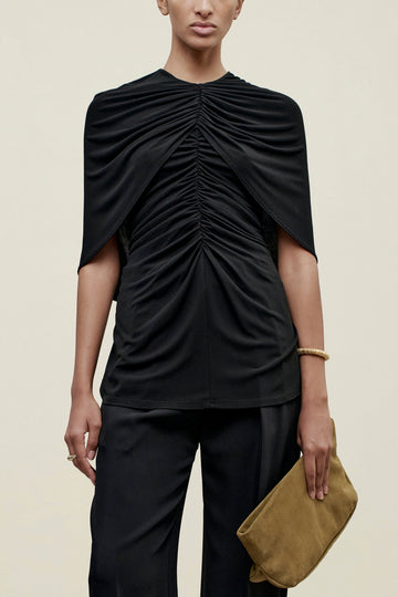 Emme Cape Top in Matte Jersey