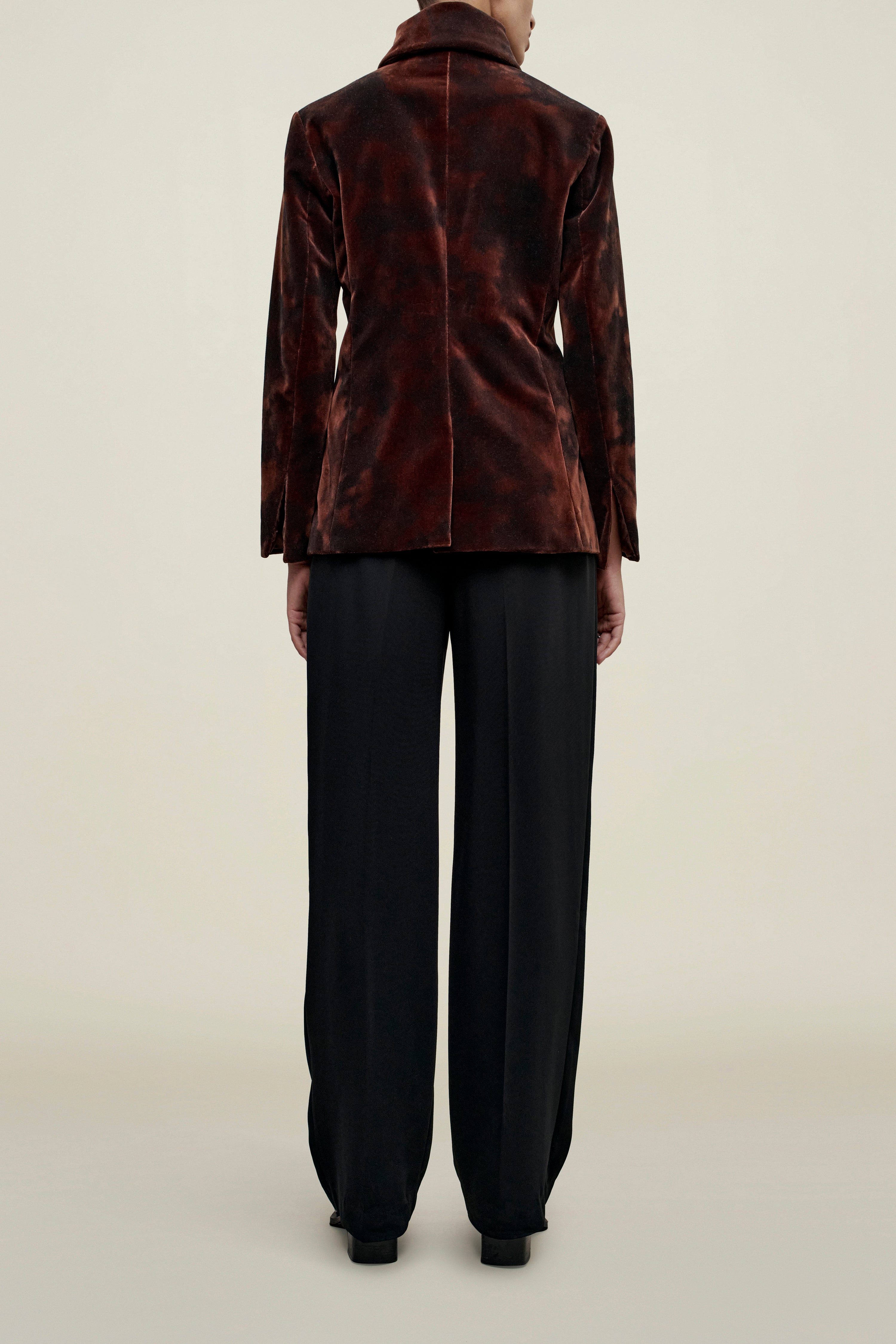 Luca Blazer in Velvet Burnout