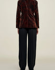 Luca Blazer in Velvet Burnout