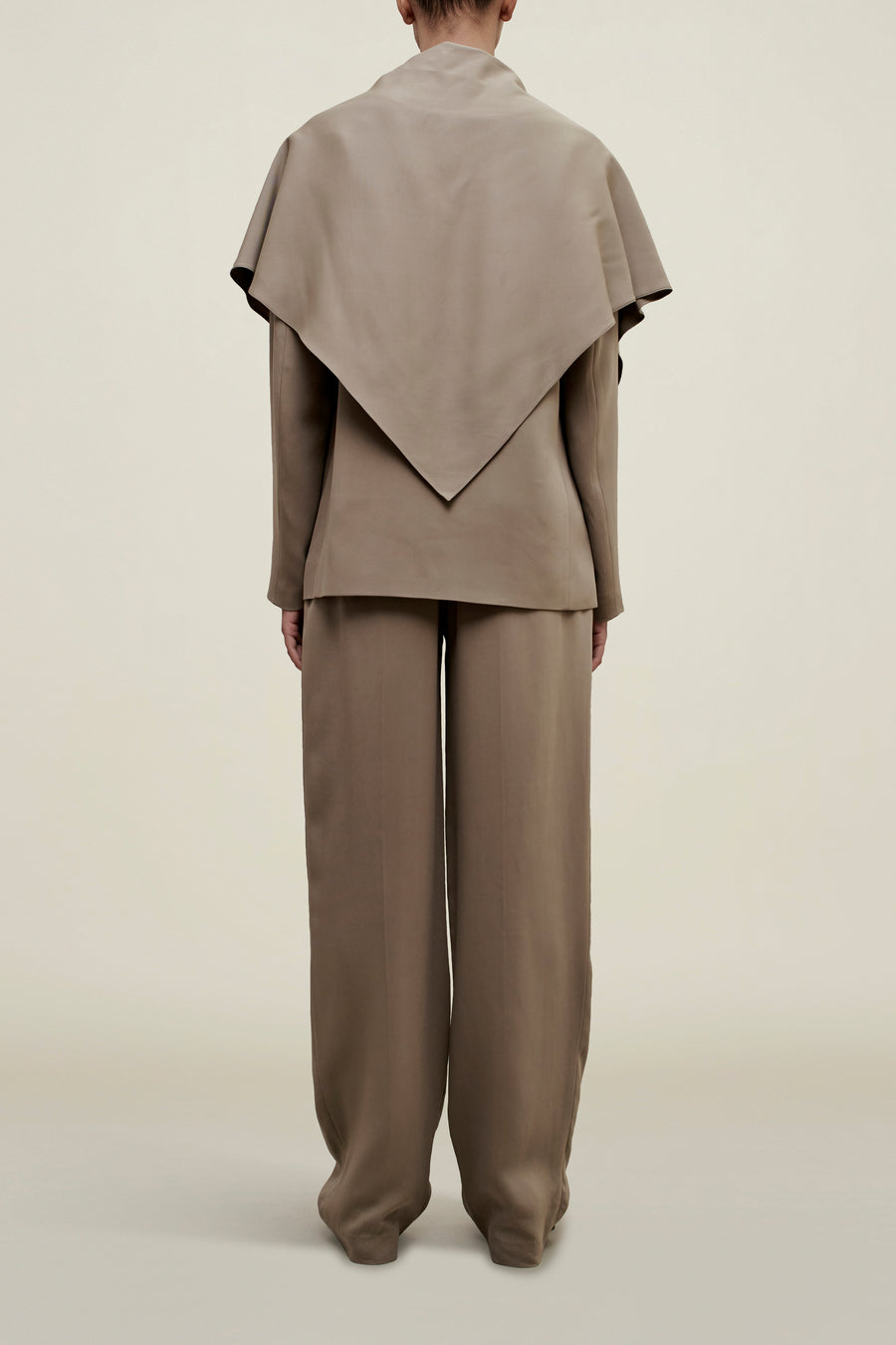 Jamie Scarf Blazer in Viscose Cady