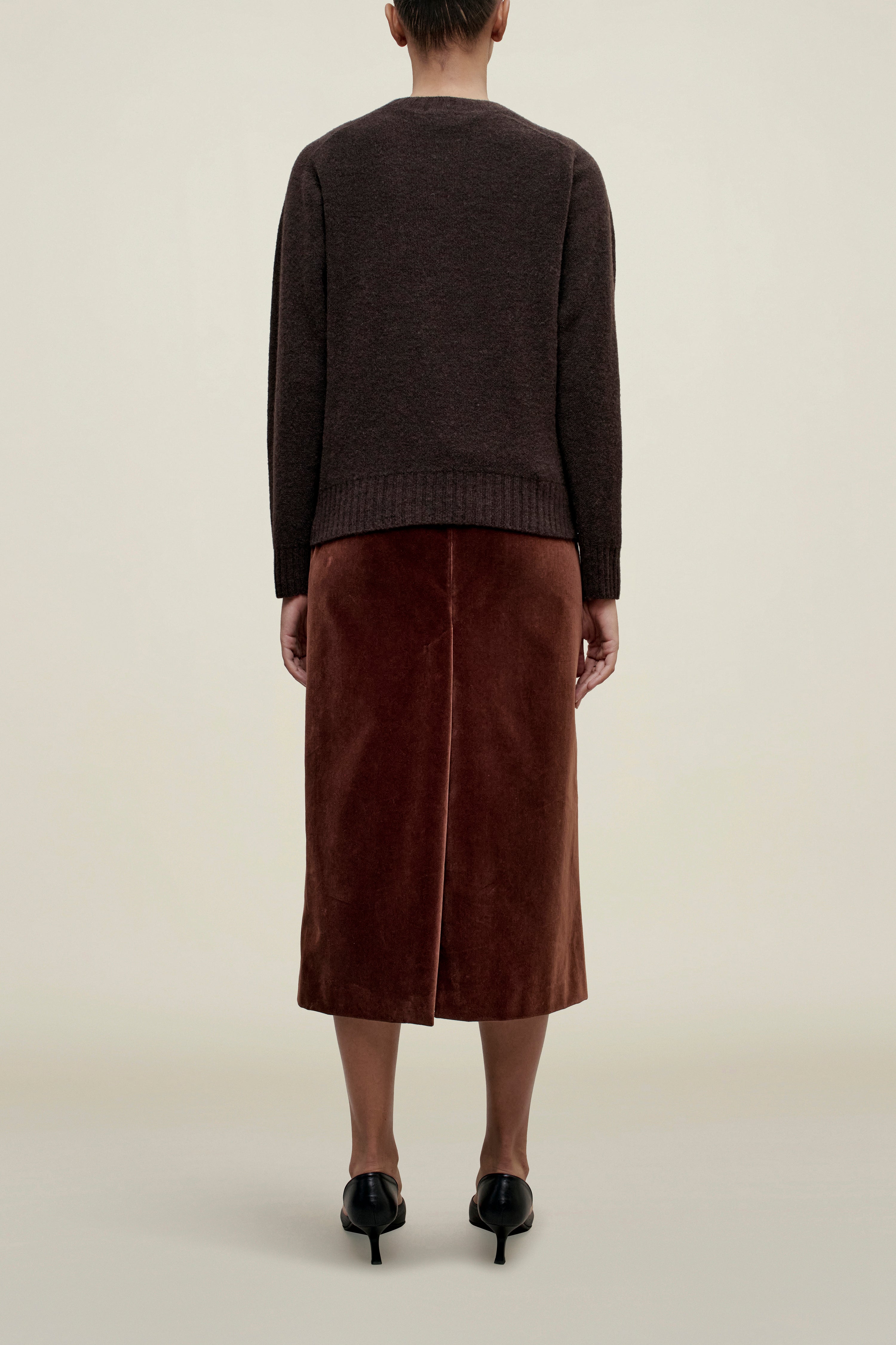 Nina Seamless Crewneck in Cashmere Wool