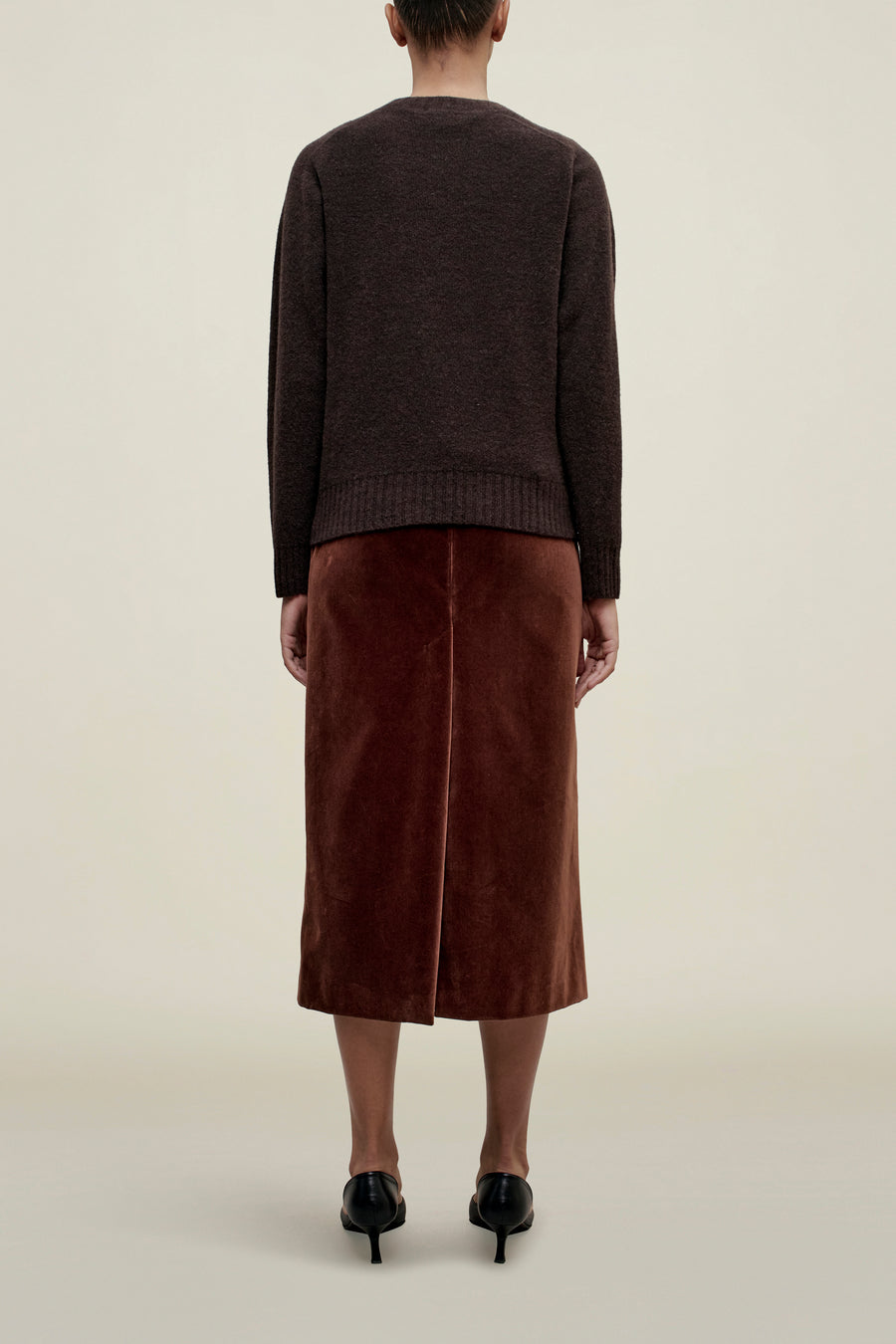 Nina Seamless Crewneck in Cashmere Wool