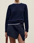 Nina Seamless Crewneck in Cashmere Wool