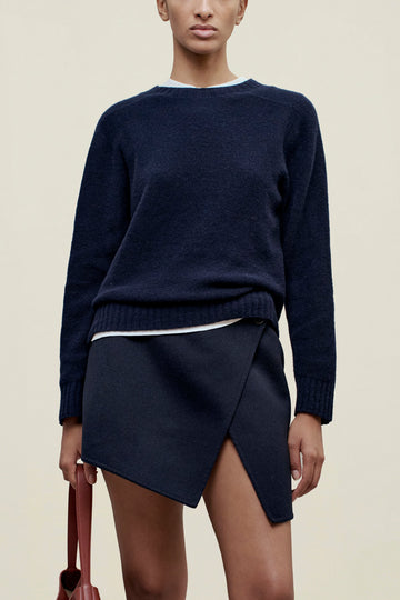 Nina Seamless Crewneck in Cashmere Wool