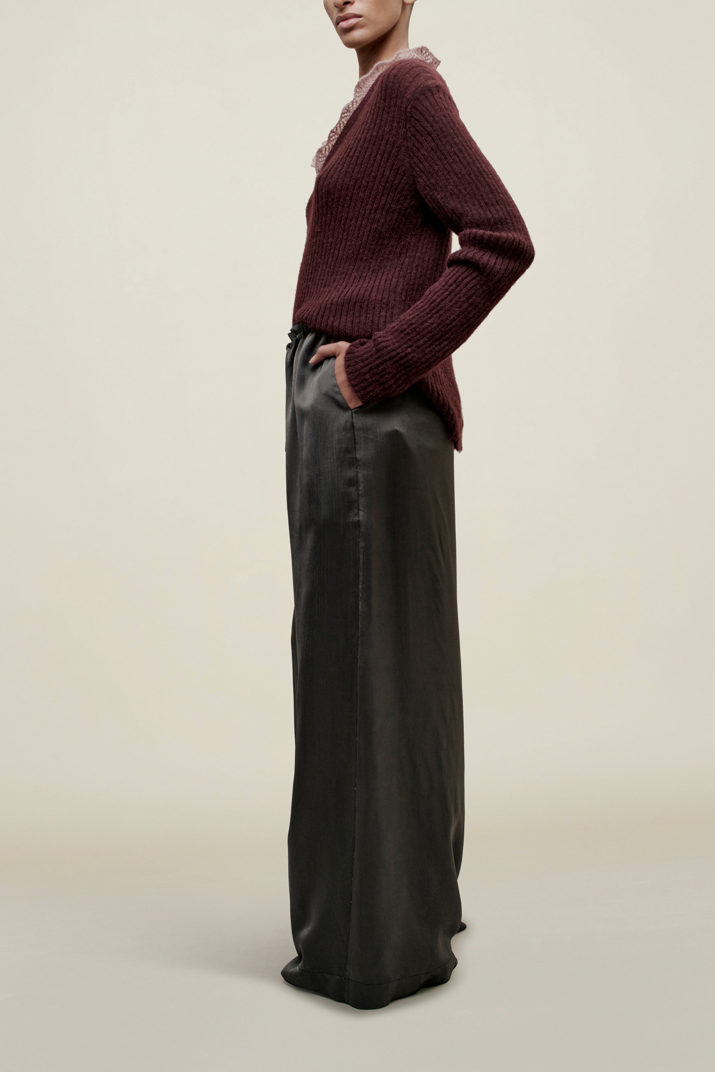 Leith V-Neck in Superfine Mohair