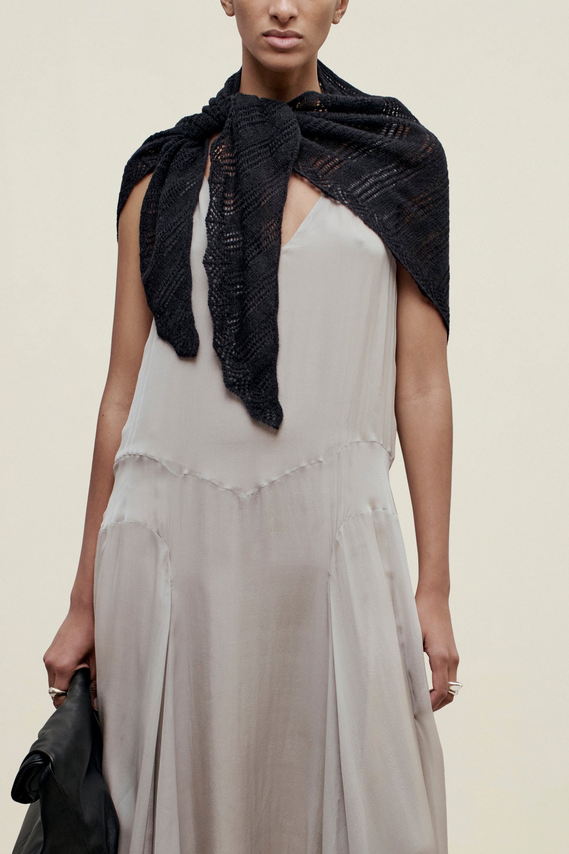 Triangle Scarf in Mohair Lace