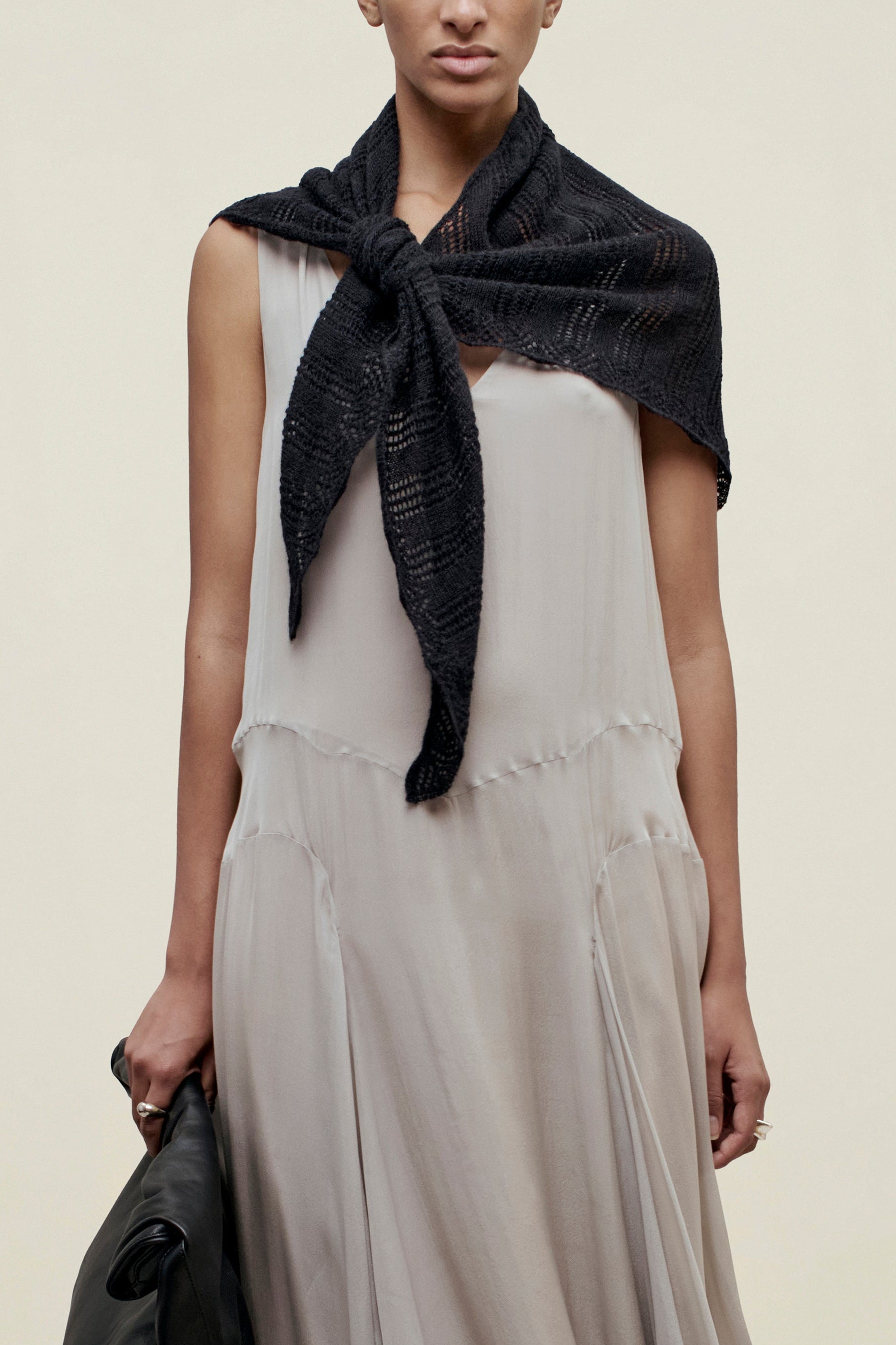 Triangle Scarf in Mohair Lace