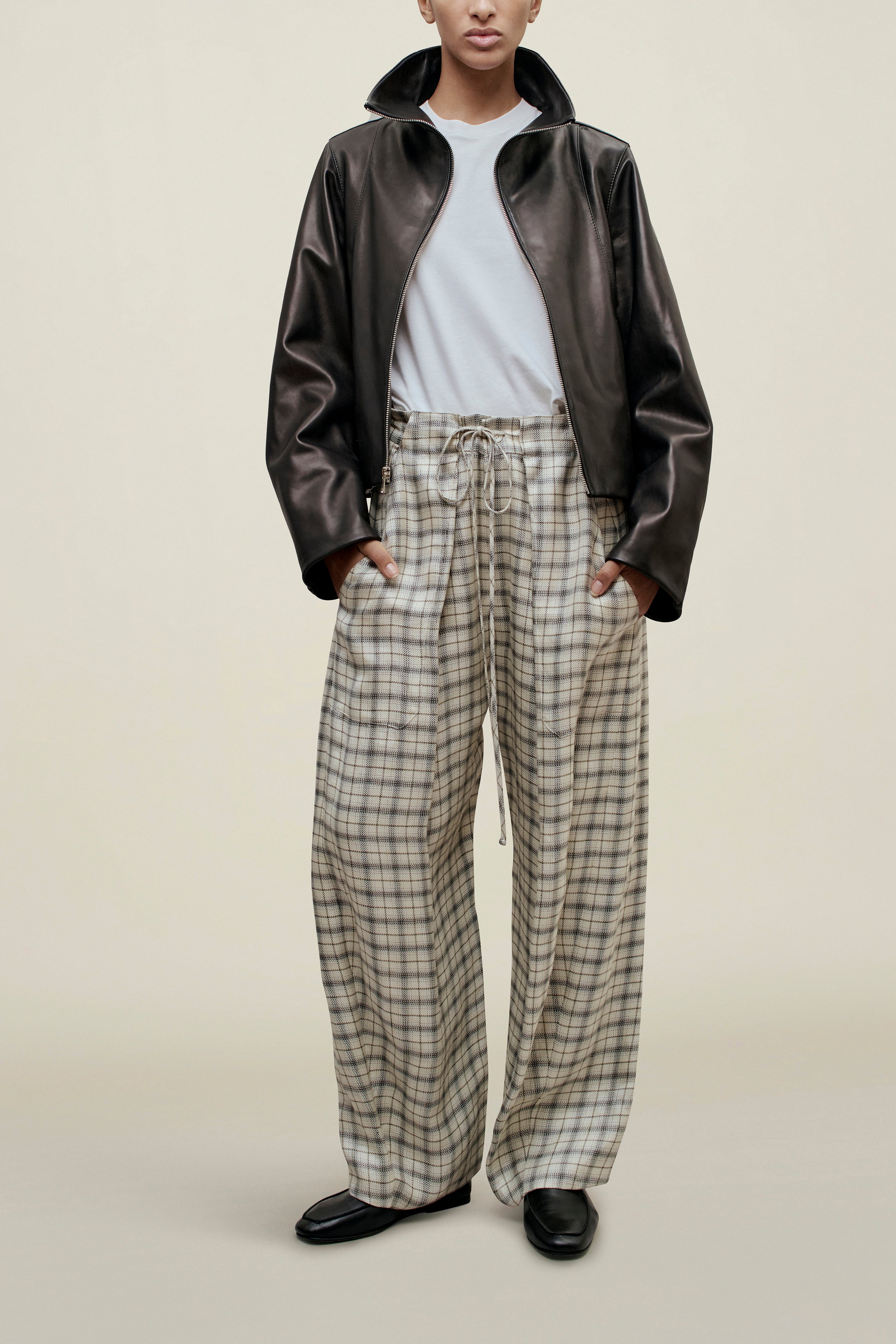 Clemence Pant in Linen Viscose