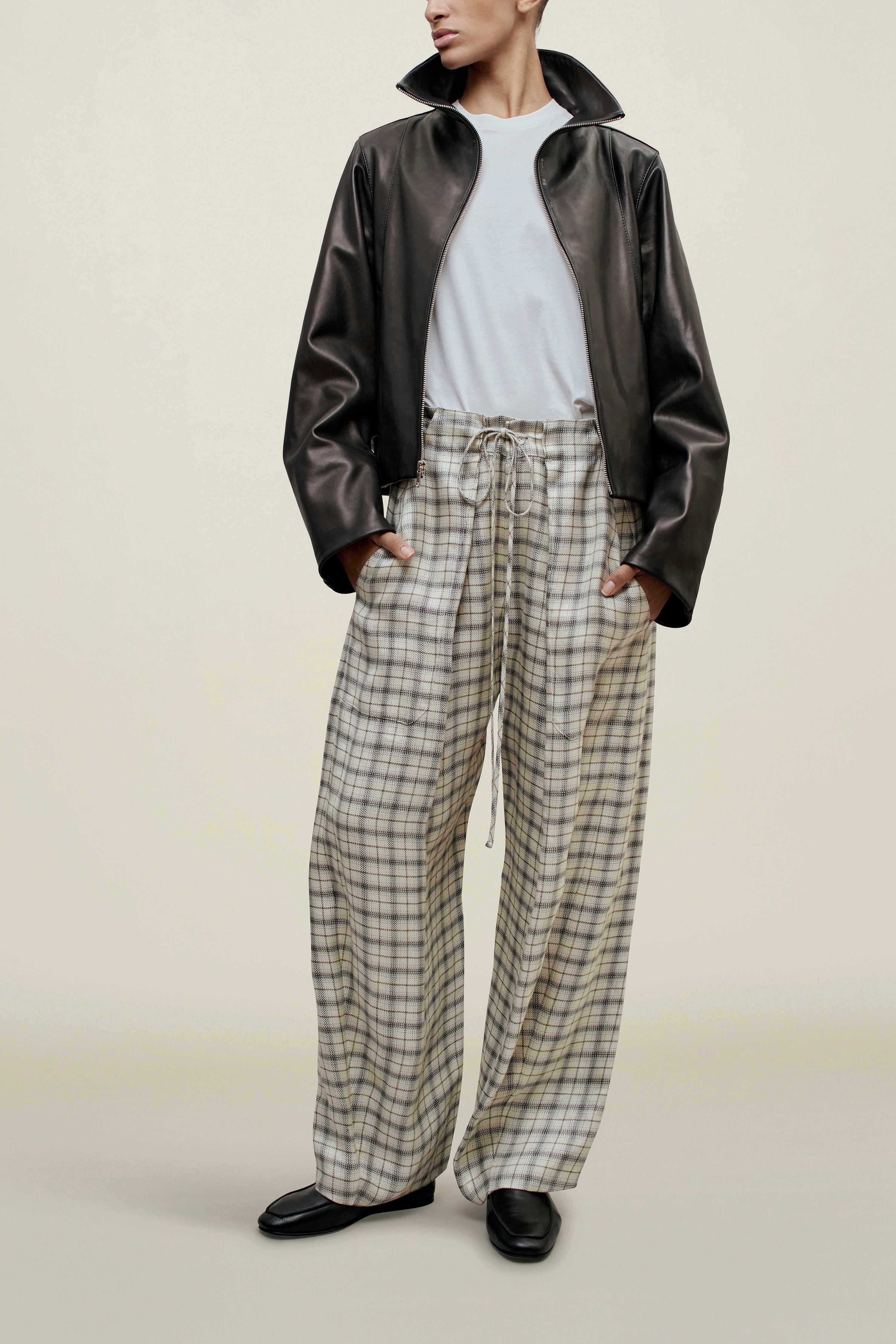 Clemence Pant in Linen Viscose