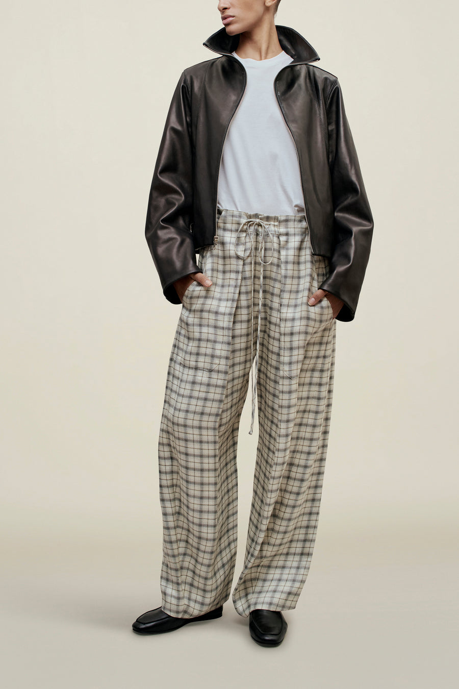 Clemence Pant in Linen Viscose