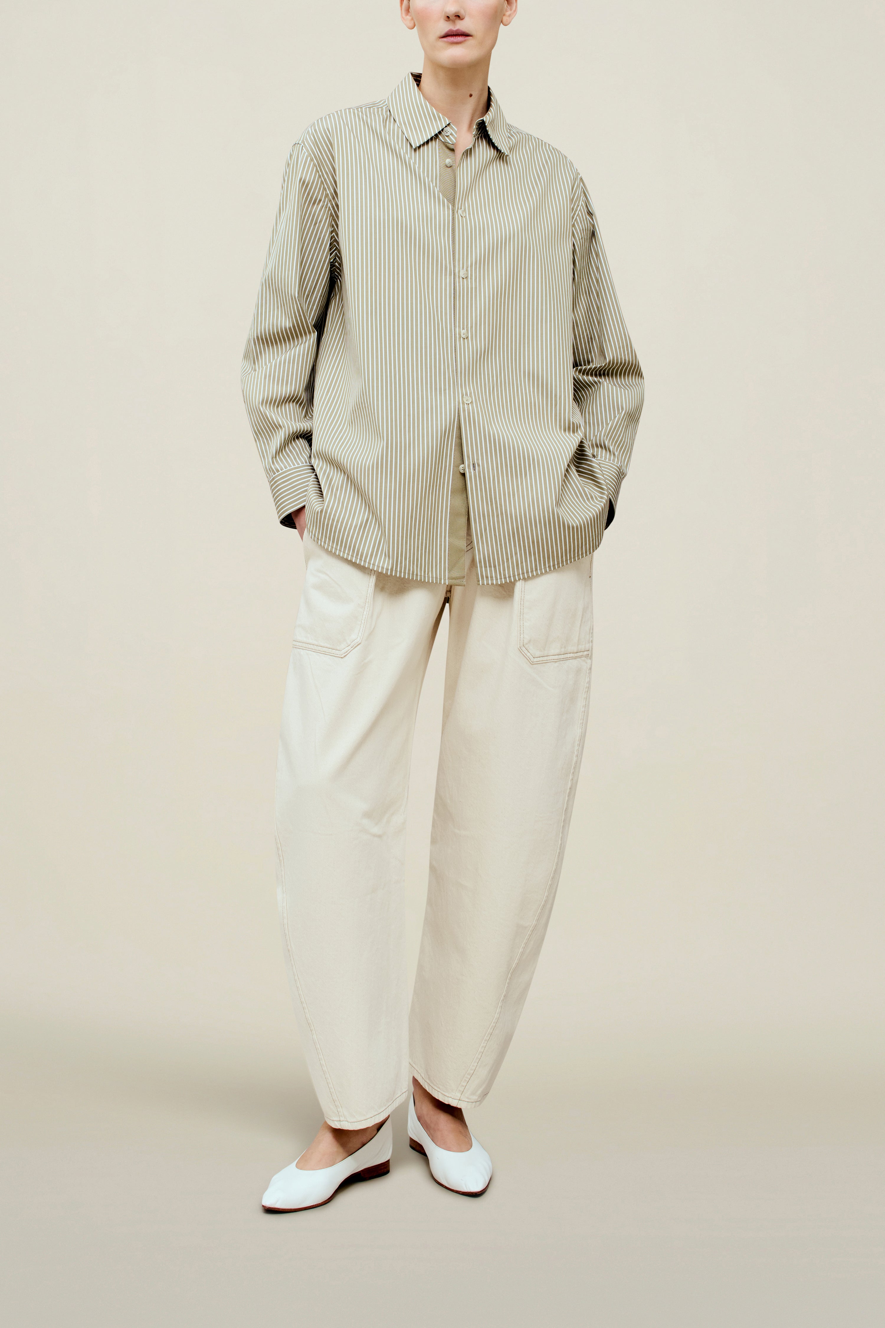 Signature Button Down in Cotton Poplin